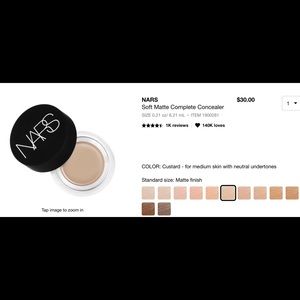 NARS concealer